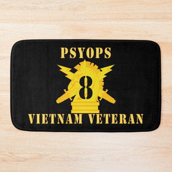 Item preview, Army - PSYOPS w Branch Insignia - 8th Battalion Numeral - w Vietnam Vet  Below X 300 designed and sold by Military Insignia Products.