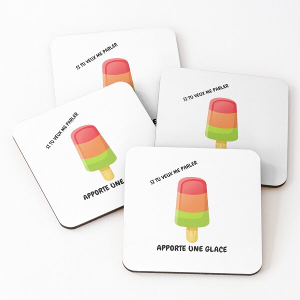 Aperçu de l'œuvre Si Tu Veux Me Parler, Apporte Une Glace créée et vendue par Instants Design.
