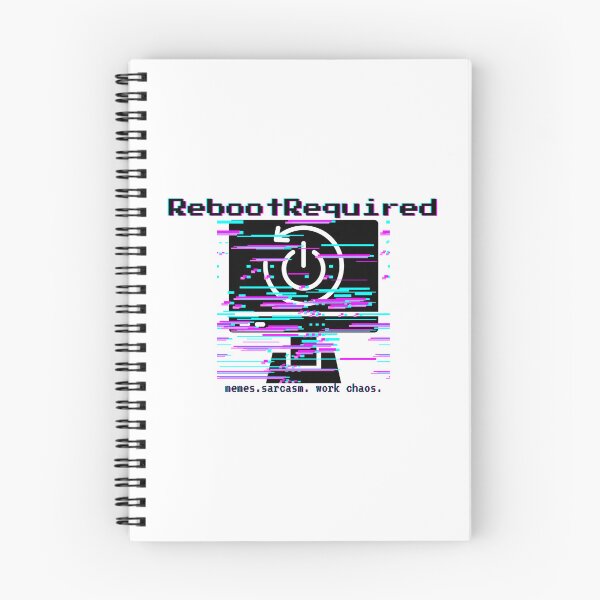 Item preview, RebootRequired | Glitch Tech Logo Sticker | Memes, Sarcasm, Work Chaos Design designed and sold by RebootRequired.