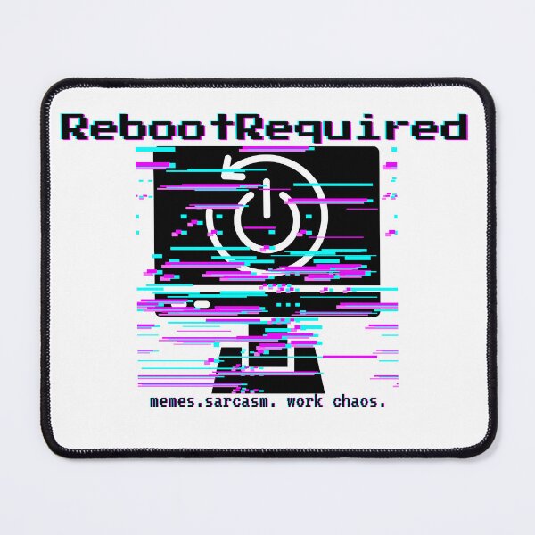 Item preview, RebootRequired | Glitch Tech Logo Sticker | Memes, Sarcasm, Work Chaos Design designed and sold by RebootRequired.