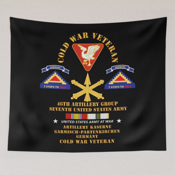 Item preview, Army - Cold War Vet - 46th Artillery Group - Germany - 7th US Army - Missle Branch w COLD SVC designed and sold by Military Insignia Products.