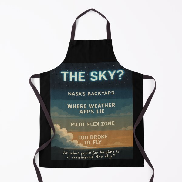 Item preview, Where the Sky Starts – Atmospheric Sarcasm designed and sold by POD DYNASTY | Original Print On Demand T-Shirt Graphics.