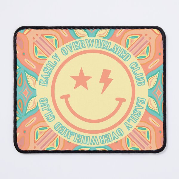 Item preview, Easily Overwhelmed Club Mental Health Inspired Digital Art designed and sold by JaiRoseDesigns.