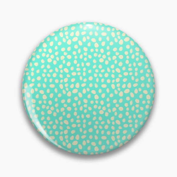 Item preview, Turquoise & Cream Dots designed and sold by lindseybendat.