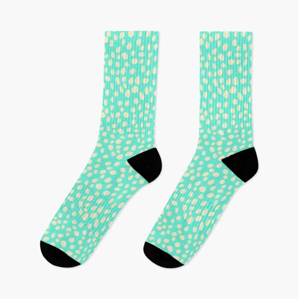 Item preview, Turquoise & Cream Dots designed and sold by lindseybendat.