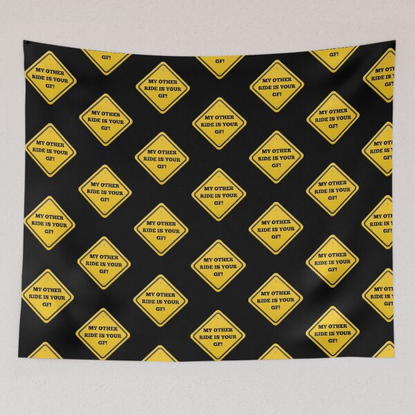 Item preview, My other ride is your Girlfriend! designed and sold by NicMacTees.