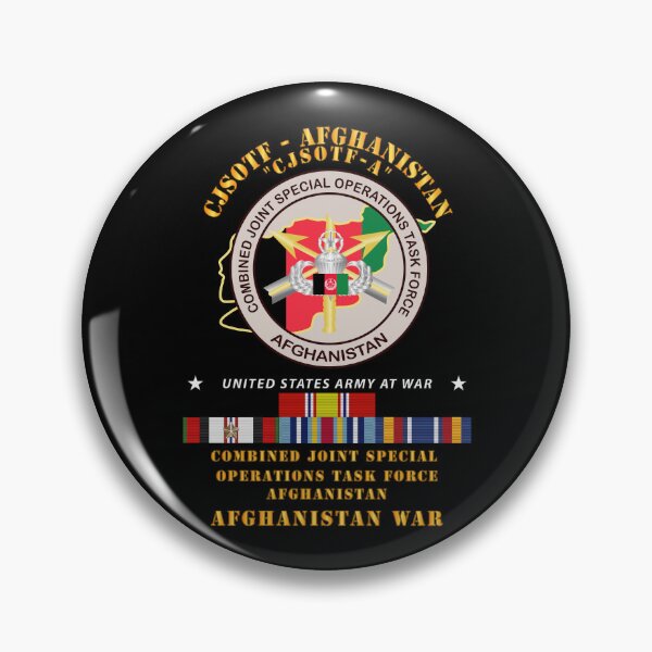 Item preview, Army - Combined Joint Special Operations Task Force - Afghanista w AFGHAN SVC designed and sold by Military Insignia Products.