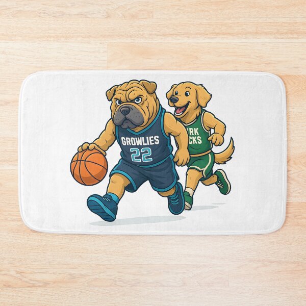 Item preview, Growlies vs Bark Bucks - The Ultimate Dog Basketball Showdown! designed and sold by Pieseł Prints.