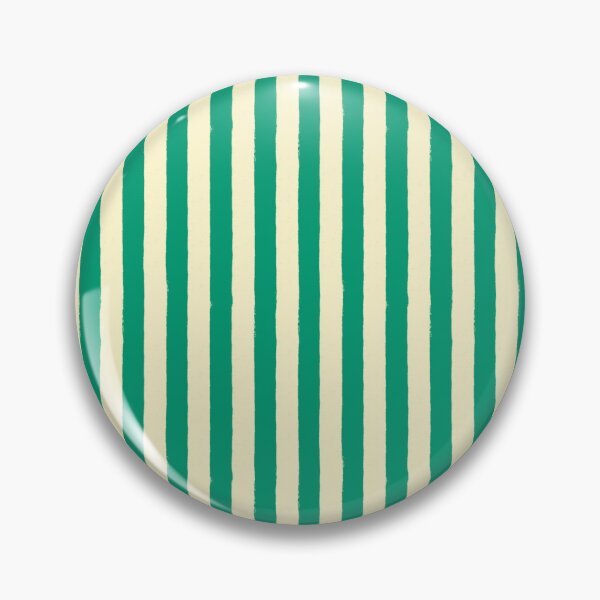 Item preview, Green & Cream Cabana Stripe designed and sold by lindseybendat.