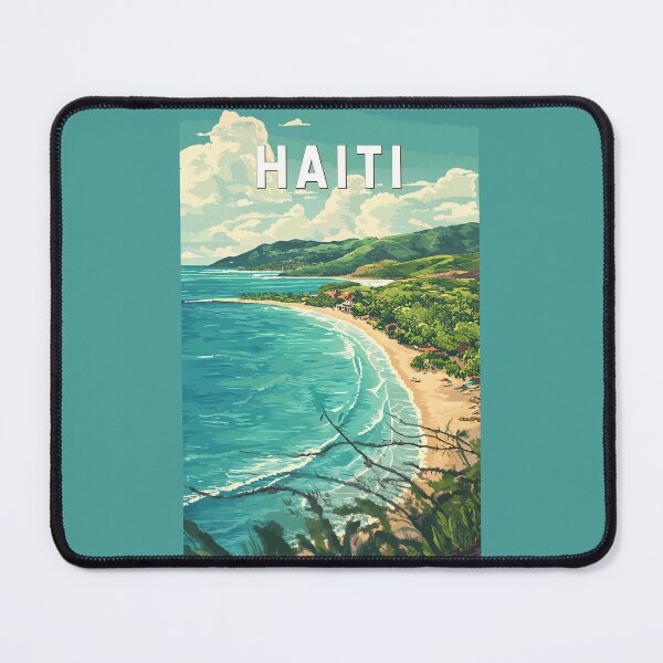 Item preview, Haiti Illustration Travel Art Vintage designed and sold by KrisSidDesigns.