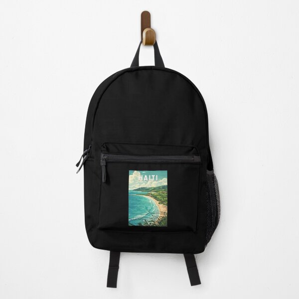 Item preview, Haiti Illustration Travel Art Vintage designed and sold by KrisSidDesigns.