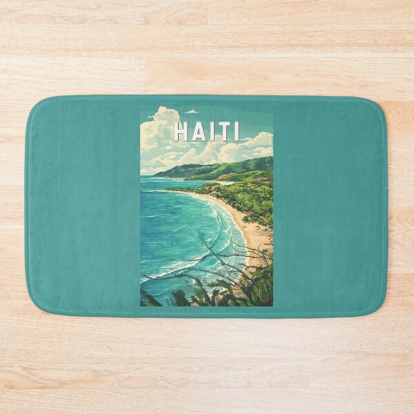 Item preview, Haiti Illustration Travel Art Vintage designed and sold by KrisSidDesigns.