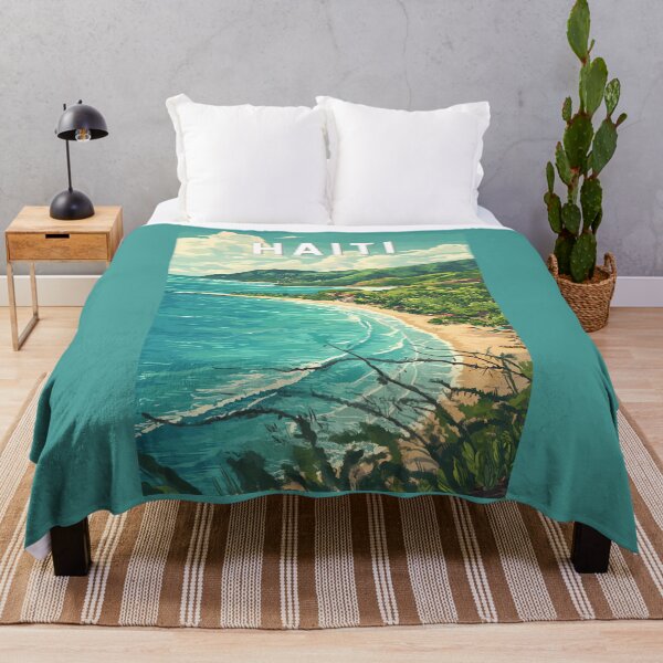 Item preview, Haiti Illustration Travel Art Vintage designed and sold by KrisSidDesigns.