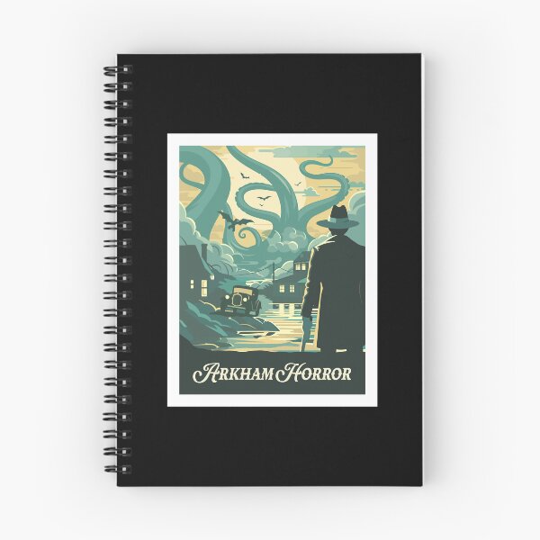 Item preview, ARKHAM HORROR - Inspired Poster / Retro Board Game Poster / Wall Art Print / Fantasy, Board Game, RPG, DnD / Home Decor Gift Idea designed and sold by RoleplayRealm.