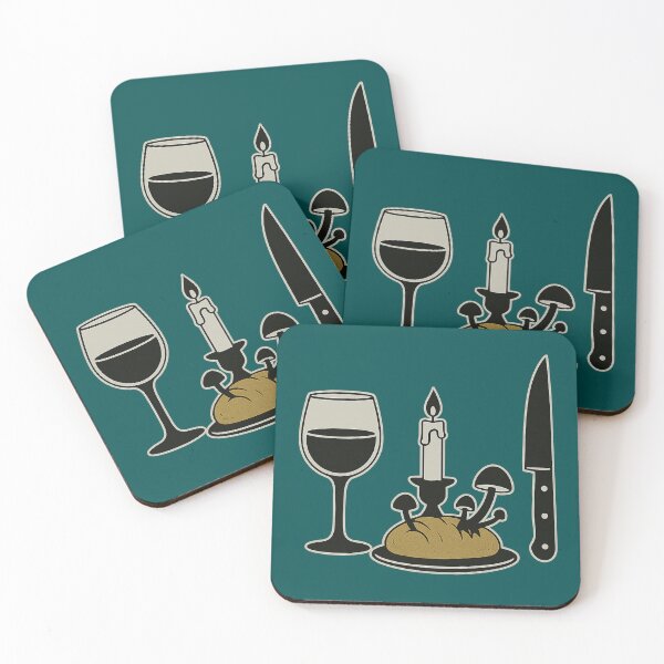 Item preview, Wine. Candle. Knife. – Cult Dinner Essentials Design designed and sold by Altered Array, LLC.