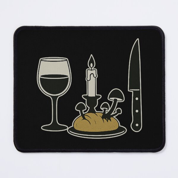 Item preview, Wine. Candle. Knife. – Cult Dinner Essentials Design designed and sold by Altered Array, LLC.