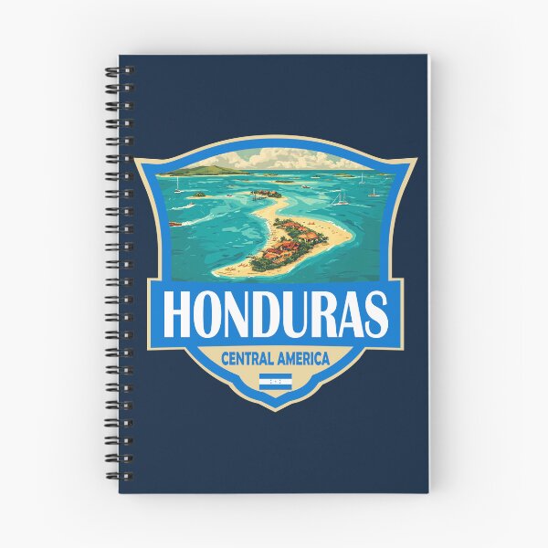 Item preview, Honduras Illustration Retro Badge designed and sold by KrisSidDesigns.