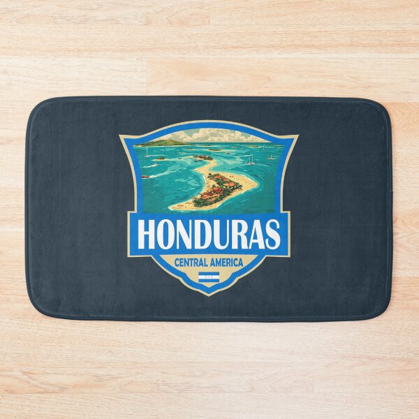 Item preview, Honduras Illustration Retro Badge designed and sold by KrisSidDesigns.