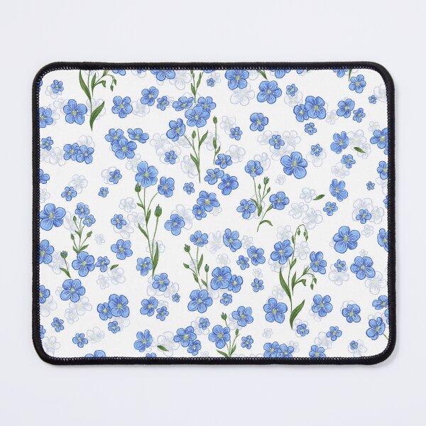 Item preview, Floral pattern. Blue meadow wild flowers, summer mood, healing pictures, designed and sold by ArtbySvetik.