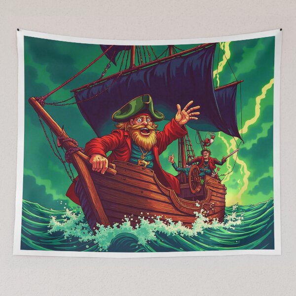 Item preview, “CAPTAIN CHAOS AND THE BLACK PEARL” designed and sold by Ralek.