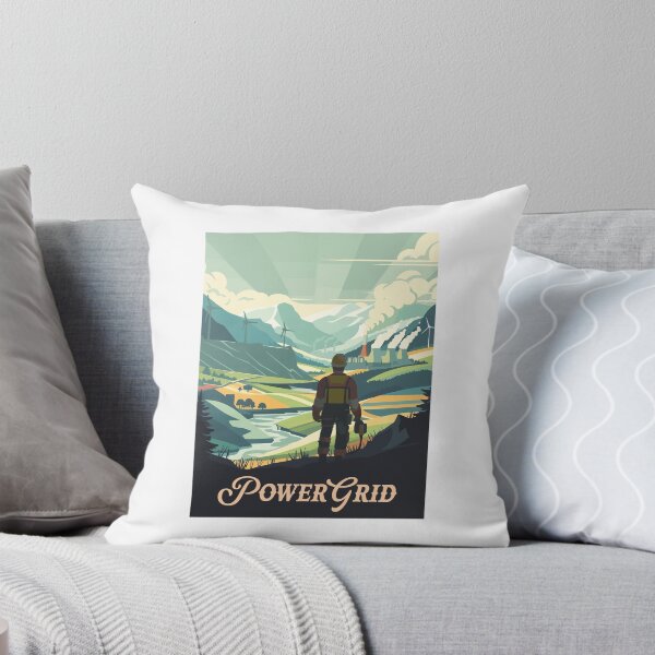 Item preview, POWER GRID - Inspired Poster / Retro Board Game Poster / Wall Art Print / Fantasy, Board Game, RPG, DnD / Home Decor Gift Idea designed and sold by RoleplayRealm.
