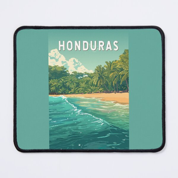 Item preview, Honduras Illustration Travel Art Vintage designed and sold by KrisSidDesigns.