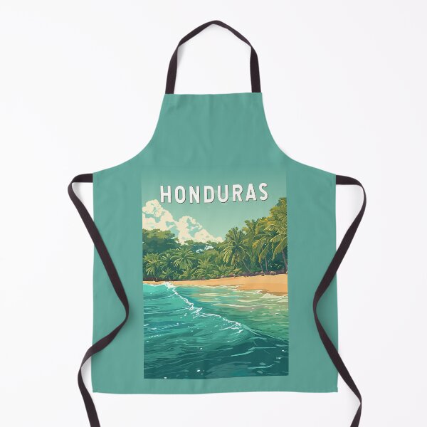 Item preview, Honduras Illustration Travel Art Vintage designed and sold by KrisSidDesigns.