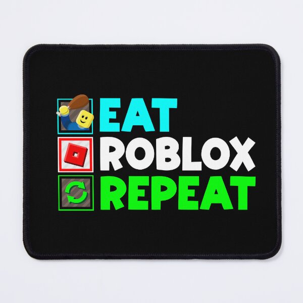 Aperçu de l'œuvre Roblox Eat Sleep Repeat créée et vendue par Gamify Store.