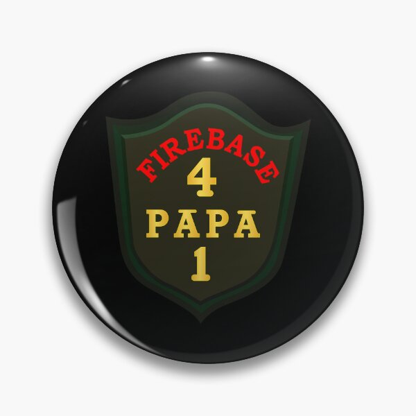 Artikelvorschau, Army - Firebase 4P1 SSI - Patch ohne Text entworfen und verkauft von Military Insignia Products.