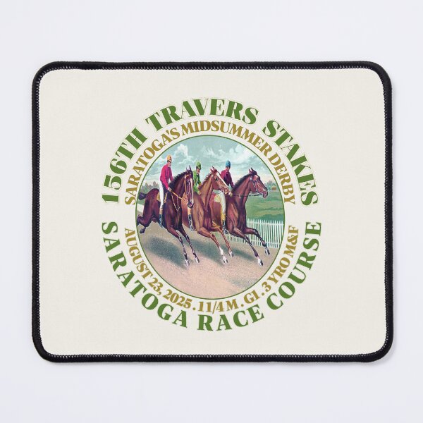 Item preview, 156th Travers Stakes Horse Racing Design designed and sold by Ginny Luttrell.