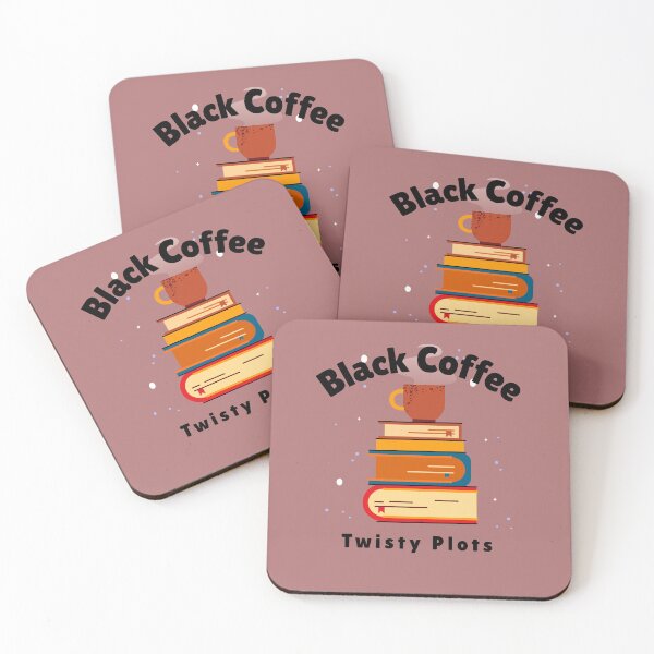 Item preview, Black Coffee Twisty Plots Coffee Reading designed and sold by Tisha'sPassion.