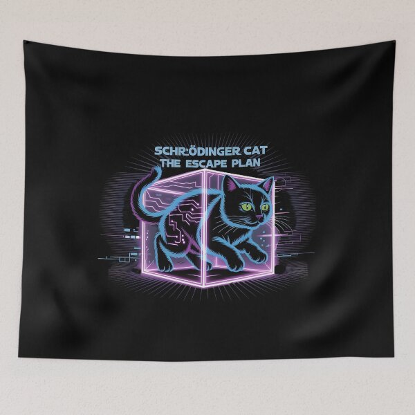 Item preview, Schrödinger Cat The Escape Plan designed and sold by Redgiant87x.