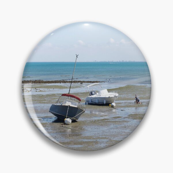 Item preview, Ile de Ré, low tide, fishing designed and sold by jsebouvi.