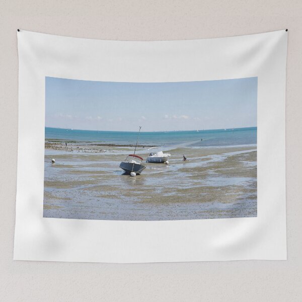 Item preview, Ile de Ré, low tide, fishing designed and sold by jsebouvi.