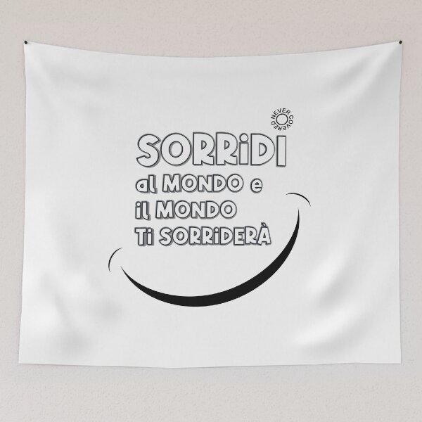 Item preview, Sorridi al Mondo (Smile at the world) designed and sold by Never Covered.
