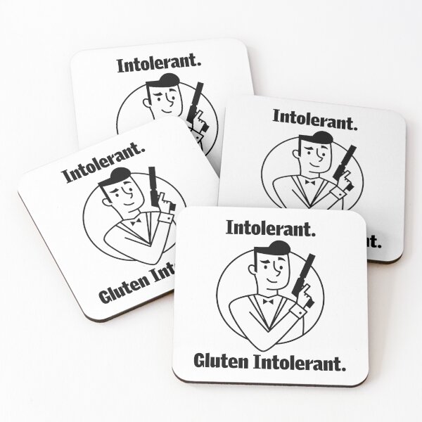 Item preview, Gluten Intolerant Gluten Free Secret Agent designed and sold by Stephanie Hardy.