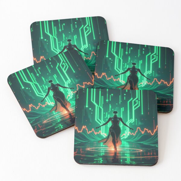 Item preview, Neon Pulse Dancer – Surreal Energy in Motion designed and sold by FotoworldEdel.