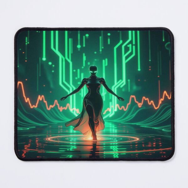 Item preview, Neon Pulse Dancer – Surreal Energy in Motion designed and sold by FotoworldEdel.