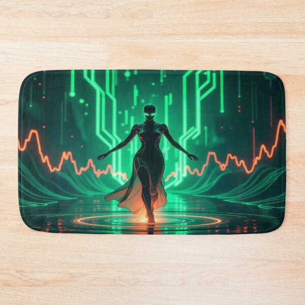 Item preview, Neon Pulse Dancer – Surreal Energy in Motion designed and sold by FotoworldEdel.