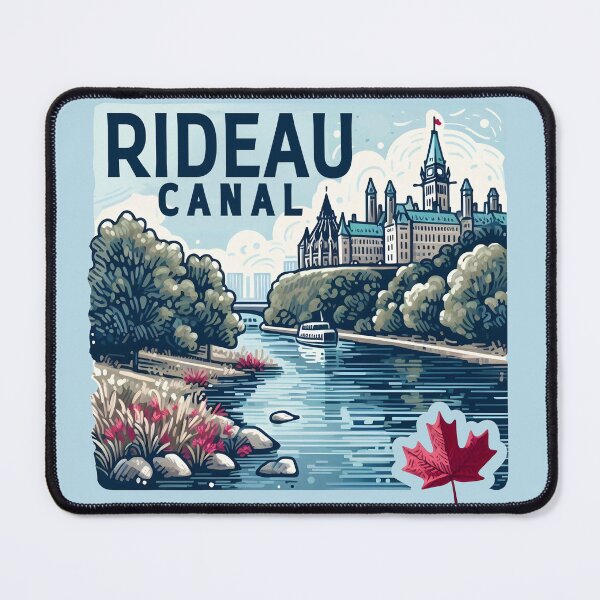 Item preview, Rideau Canal Ottawa Canada designed and sold by HowToCanadian.