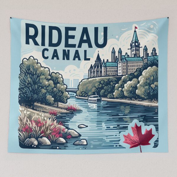 Item preview, Rideau Canal Ottawa Canada  designed and sold by HowToCanadian.