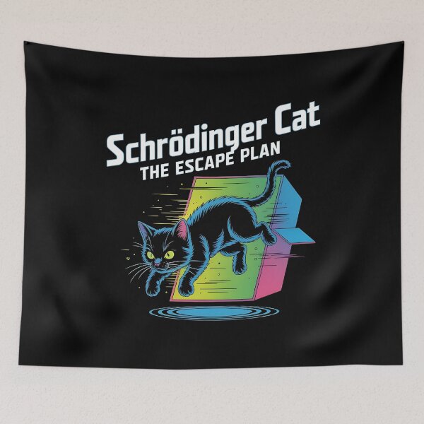 Item preview, Schrödinger Cat The Escape Plan designed and sold by Redgiant87x.