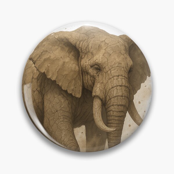 Item preview, Duststorm Elemental Elephant – Breath of the Desert designed and sold by ElementalBeast1.
