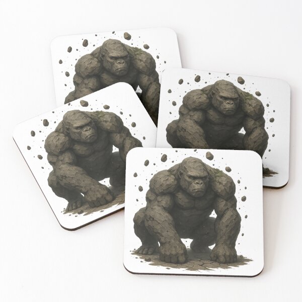 Item preview, Gravity Elemental Gorilla – Stone Beast of Raw Power designed and sold by ElementalBeast1.