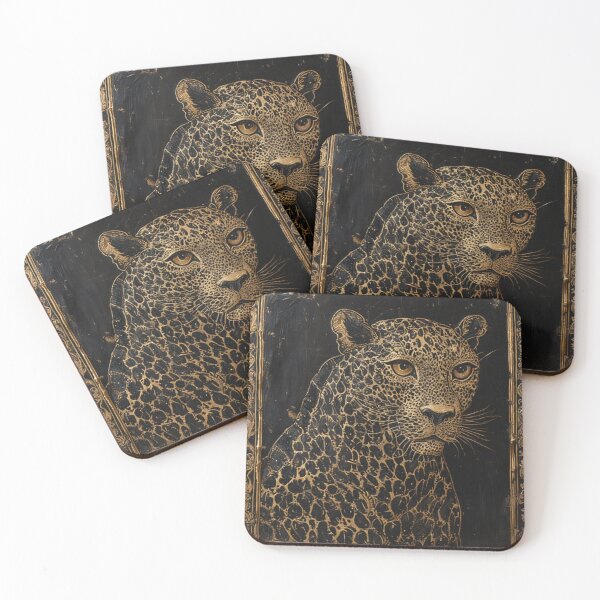 Artikelvorschau, Vintage Leopardenkunst entworfen und verkauft von TheDarkWardrobe.
