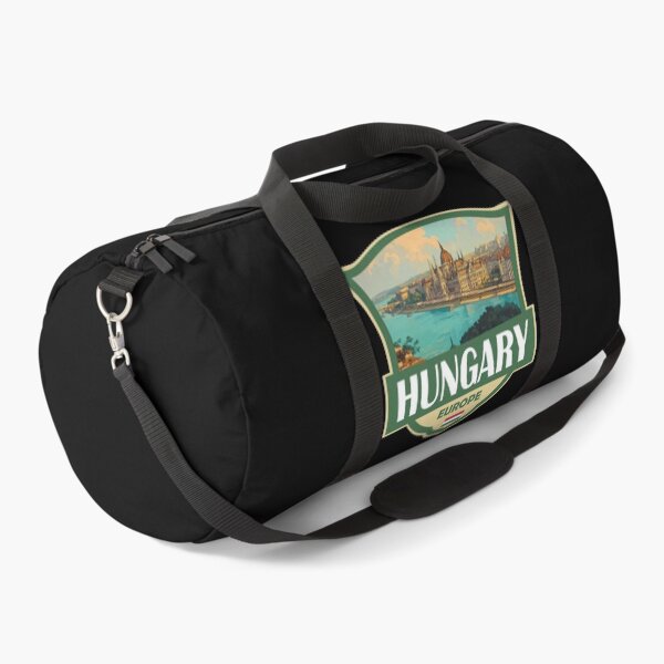 Item preview, Hungary Illustration Retro Badge designed and sold by KrisSidDesigns.
