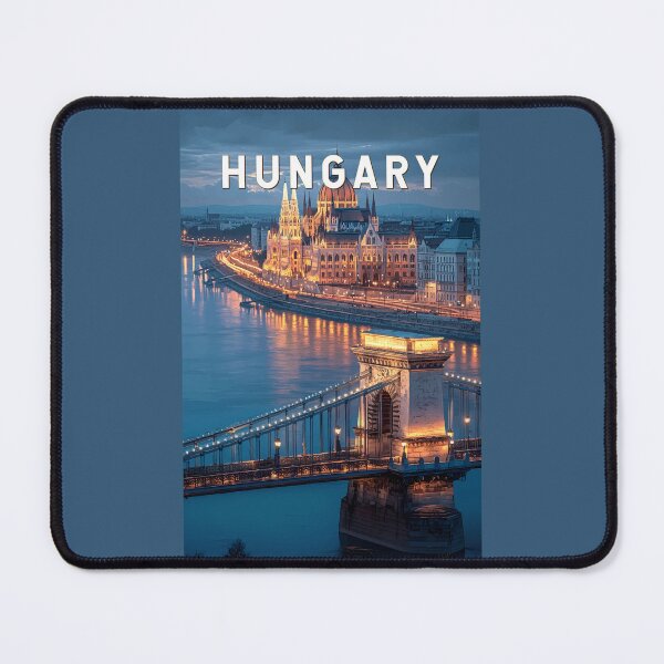 Item preview, Hungary Illustration Travel Art Vintage designed and sold by KrisSidDesigns.