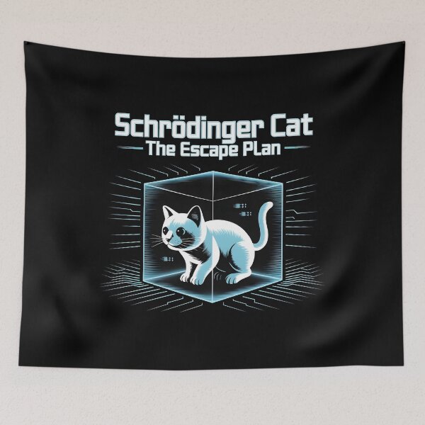 Item preview, Schrödinger Cat The Escape Plan designed and sold by Redgiant87x.