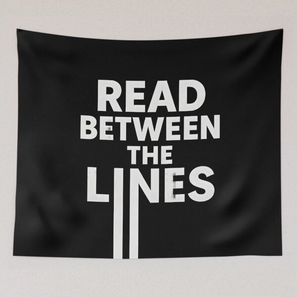 Item preview, Read Between the Lines designed and sold by Uglyandcute.