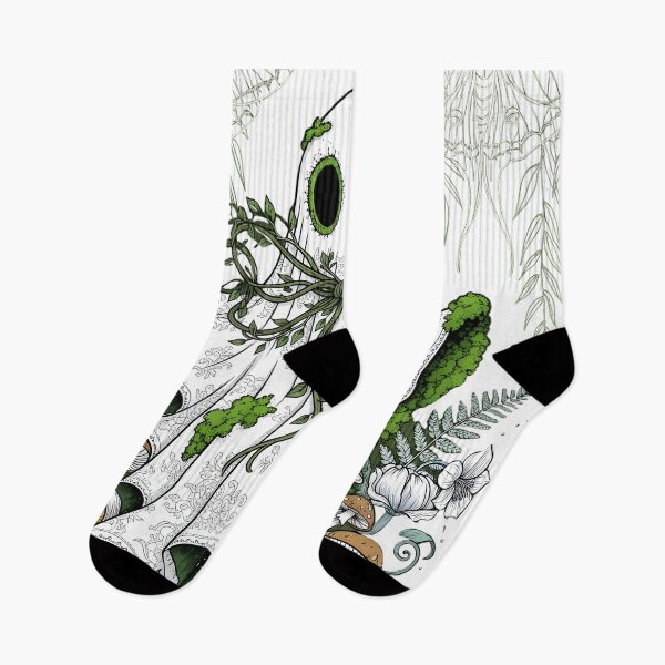 Item preview, Moss Ghost Witch Botanical Dark Academia Aesthetic Halloween Cottagecore Spirit designed and sold by AnnDesignStudio.